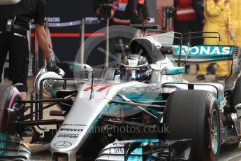 World © Octane Photographic Ltd. Formula 1 - Winter Test 2. Valtteri Bottas - Mercedes AMG Petronas F1 W08 EQ Energy+. Circuit de Barcelona-Catalunya. Wednesday 8th March 2017. Digital Ref: 1785LB1D3831