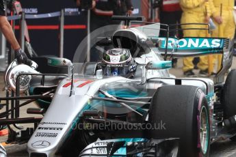 World © Octane Photographic Ltd. Formula 1 - Winter Test 2. Valtteri Bottas - Mercedes AMG Petronas F1 W08 EQ Energy+. Circuit de Barcelona-Catalunya. Wednesday 8th March 2017. Digital Ref: 1785LB1D3832