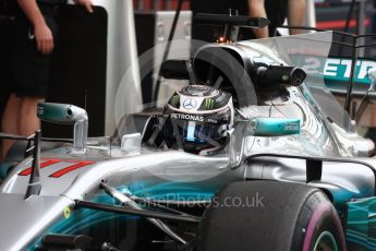 World © Octane Photographic Ltd. Formula 1 - Winter Test 2. Valtteri Bottas - Mercedes AMG Petronas F1 W08 EQ Energy+. Circuit de Barcelona-Catalunya. Wednesday 8th March 2017. Digital Ref: 1785LB1D3852