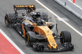 World © Octane Photographic Ltd. Formula 1 - Winter Test 2. Nico Hulkenberg - Renault Sport F1 Team R.S.17. Circuit de Barcelona-Catalunya. Wednesday 8th March 2017. Digital Ref: 1785LB1D3899