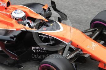 World © Octane Photographic Ltd. Formula 1 - Winter Test 2. Fernando Alonso - McLaren Honda MCL32. Circuit de Barcelona-Catalunya. Wednesday 8th March 2017. Digital Ref: 1785LB1D3973