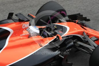 World © Octane Photographic Ltd. Formula 1 - Winter Test 2. Fernando Alonso - McLaren Honda MCL32. Circuit de Barcelona-Catalunya. Wednesday 8th March 2017. Digital Ref: 1785LB1D3984