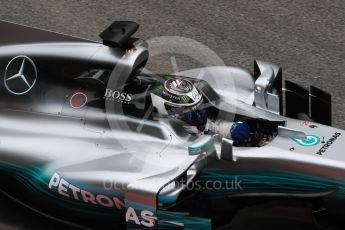 World © Octane Photographic Ltd. Formula 1 - Winter Test 2. Valtteri Bottas - Mercedes AMG Petronas F1 W08 EQ Energy+. Circuit de Barcelona-Catalunya. Wednesday 8th March 2017. Digital Ref: 1785LB1D3992