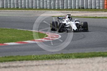 World © Octane Photographic Ltd. Formula 1 - Winter Test 2. Lance Stroll - Williams Martini Racing FW40. Circuit de Barcelona-Catalunya. Wednesday 8th March 2017. Digital Ref: 1785LB1D4406