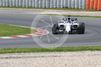 World © Octane Photographic Ltd. Formula 1 - Winter Test 2. Lance Stroll - Williams Martini Racing FW40. Circuit de Barcelona-Catalunya. Wednesday 8th March 2017. Digital Ref: 1785LB1D4433