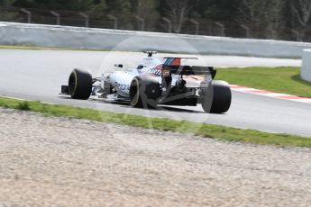 World © Octane Photographic Ltd. Formula 1 - Winter Test 2. Lance Stroll - Williams Martini Racing FW40. Circuit de Barcelona-Catalunya. Wednesday 8th March 2017. Digital Ref: 1785LB1D4483