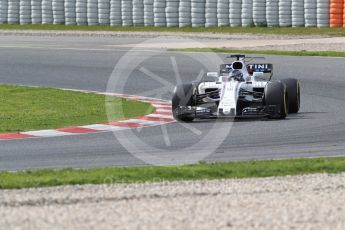 World © Octane Photographic Ltd. Formula 1 - Winter Test 2. Lance Stroll - Williams Martini Racing FW40. Circuit de Barcelona-Catalunya. Wednesday 8th March 2017. Digital Ref: 1785LB1D4503