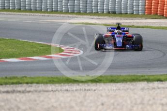 World © Octane Photographic Ltd. Formula 1 - Winter Test 2. Carlos Sainz - Scuderia Toro Rosso STR12. Circuit de Barcelona-Catalunya. Wednesday 8th March 2017. Digital Ref: 1785LB1D4580