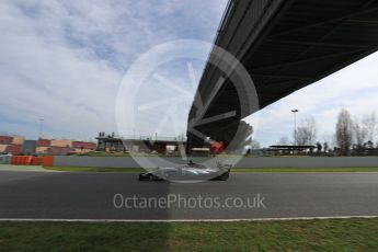 World © Octane Photographic Ltd. Formula 1 - Winter Test 2. Lewis Hamilton - Mercedes AMG Petronas F1 W08 EQ Energy+. Circuit de Barcelona-Catalunya. Wednesday 8th March 2017. Digital Ref: 1785LB1D4637