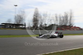World © Octane Photographic Ltd. Formula 1 - Winter Test 2. Lance Stroll - Williams Martini Racing FW40. Circuit de Barcelona-Catalunya. Wednesday 8th March 2017. Digital Ref: 1785LB1D4688