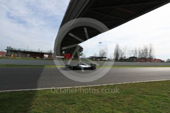 World © Octane Photographic Ltd. Formula 1 - Winter Test 2. Lewis Hamilton - Mercedes AMG Petronas F1 W08 EQ Energy+. Circuit de Barcelona-Catalunya. Wednesday 8th March 2017. Digital Ref: 1785LB1D4752