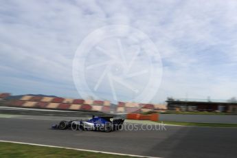 World © Octane Photographic Ltd. Formula 1 - Winter Test 2. Marcus Ericsson – Sauber F1 Team C36. Circuit de Barcelona-Catalunya. Wednesday 8th March 2017. Digital Ref: 1785LB1D4769