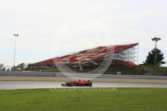 World © Octane Photographic Ltd. Formula 1 - Winter Test 2. Kimi Raikkonen - Scuderia Ferrari SF70H. Circuit de Barcelona-Catalunya. Wednesday 8th March 2017. Digital Ref: 1785LB5D9714