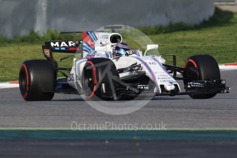 World © Octane Photographic Ltd. Formula 1 - Winter Test 2. Lance Stroll - Williams Martini Racing FW40. Circuit de Barcelona-Catalunya. Thursday 9th March 2017. Digital Ref:1786CB1D2515