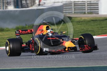 World © Octane Photographic Ltd. Formula 1 - Winter Test 2. Daniel Ricciardo - Red Bull Racing RB13. Circuit de Barcelona-Catalunya. Thursday 9th March 2017. Digital Ref:1786CB1D2537