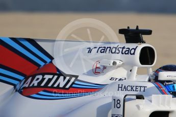 World © Octane Photographic Ltd. Formula 1 - Winter Test 2. Lance Stroll - Williams Martini Racing FW40. Circuit de Barcelona-Catalunya. Thursday 9th March 2017. Digital Ref:1786CB1D2550