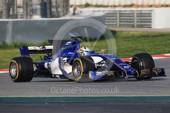 World © Octane Photographic Ltd. Formula 1 - Winter Test 2. Marcus Ericsson – Sauber F1 Team C36. Circuit de Barcelona-Catalunya. Thursday 9th March 2017. Digital Ref:1786CB1D2590