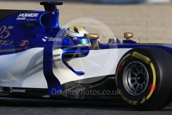 World © Octane Photographic Ltd. Formula 1 - Winter Test 2. Marcus Ericsson – Sauber F1 Team C36. Circuit de Barcelona-Catalunya. Thursday 9th March 2017. Digital Ref:1786CB1D2601