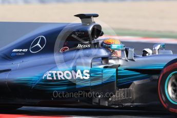 World © Octane Photographic Ltd. Formula 1 - Winter Test 2. Lewis Hamilton - Mercedes AMG Petronas F1 W08 EQ Energy+. Circuit de Barcelona-Catalunya. Thursday 9th March 2017. Digital Ref:1786CB1D2696