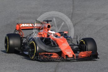 World © Octane Photographic Ltd. Formula 1 - Winter Test 2. Stoffel Vandoorne - McLaren Honda MCL32. Circuit de Barcelona-Catalunya. Thursday 9th March 2017. Digital Ref:1786CB1D2729