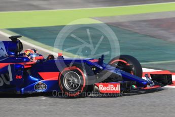 World © Octane Photographic Ltd. Formula 1 - Winter Test 2. Daniil Kvyat - Scuderia Toro Rosso STR12. Circuit de Barcelona-Catalunya. Thursday 9th March 2017. Digital Ref:1786CB1D2852