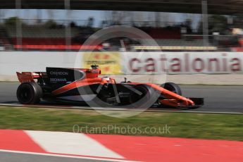 World © Octane Photographic Ltd. Formula 1 - Winter Test 2. Stoffel Vandoorne - McLaren Honda MCL32. Circuit de Barcelona-Catalunya. Thursday 9th March 2017. Digital Ref: 1786CB1D2951