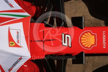 World © Octane Photographic Ltd. Formula 1 - Winter Test 2. Sebastian Vettel - Scuderia Ferrari SF70H. Circuit de Barcelona-Catalunya. Thursday 9th March 2017. Digital Ref:1786CB1D3034