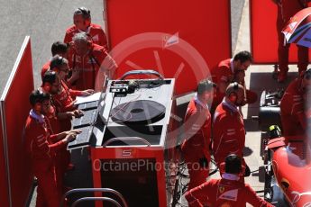 World © Octane Photographic Ltd. Formula 1 - Winter Test 2. Sebastian Vettel - Scuderia Ferrari SF70H. Circuit de Barcelona-Catalunya. Thursday 9th March 2017. Digital Ref:1786CB1D3041