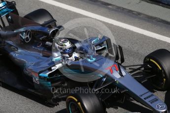 World © Octane Photographic Ltd. Formula 1 - Winter Test 2. Valtteri Bottas - Mercedes AMG Petronas F1 W08 EQ Energy+. Circuit de Barcelona-Catalunya. Thursday 9th March 2017. Digital Ref:1786CB1D3130