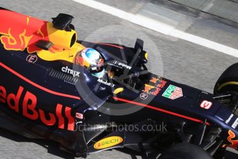 World © Octane Photographic Ltd. Formula 1 - Winter Test 2. Daniel Ricciardo - Red Bull Racing RB13. Circuit de Barcelona-Catalunya. Thursday 9th March 2017. Digital Ref:1786CB1D3164