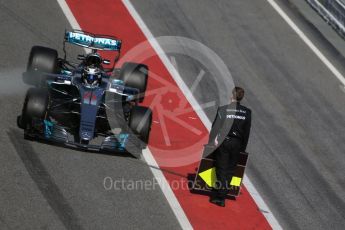 World © Octane Photographic Ltd. Formula 1 - Winter Test 2. Valtteri Bottas - Mercedes AMG Petronas F1 W08 EQ Energy+. Circuit de Barcelona-Catalunya. Thursday 9th March 2017. Digital Ref:1786CB1D3190