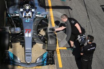 World © Octane Photographic Ltd. Formula 1 - Winter Test 2. Valtteri Bottas - Mercedes AMG Petronas F1 W08 EQ Energy+. Circuit de Barcelona-Catalunya. Thursday 9th March 2017. Digital Ref:1786CB1D3214