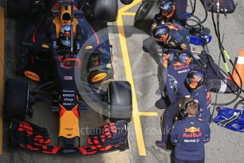 World © Octane Photographic Ltd. Formula 1 - Winter Test 2. Daniel Ricciardo - Red Bull Racing RB13. Circuit de Barcelona-Catalunya. Thursday 9th March 2017. Digital Ref:1786CB1D3378