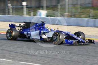 World © Octane Photographic Ltd. Formula 1 - Winter Test 2. Marcus Ericsson – Sauber F1 Team C36. Circuit de Barcelona-Catalunya. Thursday 9th March 2017. Digital Ref:1786CB1D6365