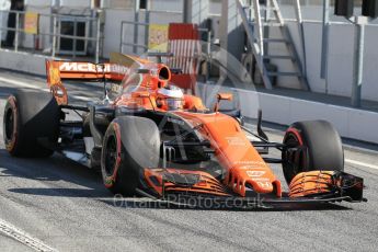 World © Octane Photographic Ltd. Formula 1 - Winter Test 2. Stoffel Vandoorne - McLaren Honda MCL32. Circuit de Barcelona-Catalunya. Thursday 9th March 2017. Digital Ref: 1786CB1D6566