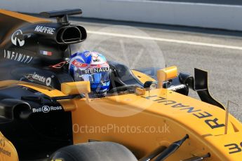 World © Octane Photographic Ltd. Formula 1 - Winter Test 2. Jolyon Palmer - Renault Sport F1 Team R.S.17. Circuit de Barcelona-Catalunya. Thursday 9th March 2017. Digital Ref: 1786CB1D6570