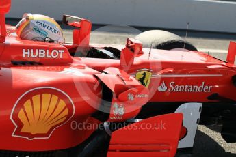 World © Octane Photographic Ltd. Formula 1 - Winter Test 2. Sebastian Vettel - Scuderia Ferrari SF70H. Circuit de Barcelona-Catalunya. Thursday 9th March 2017. Digital Ref: 1786CB1D6586