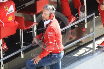 World © Octane Photographic Ltd. Formula 1 - Winter Test 2. Maurizio Arrivabene – Managing Director and Team Principal of Scuderia Ferrari. Circuit de Barcelona-Catalunya. Thursday 9th March 2017. Digital Ref:1786CB1D6653