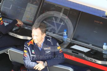 World © Octane Photographic Ltd. Formula 1 - Winter Test 2. Christian Horner - Team Principal of Red Bull Racing. Circuit de Barcelona-Catalunya. Thursday 9th March 2017. Digital Ref:1786CB1D6671