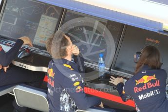 World © Octane Photographic Ltd. Formula 1 - Winter Test 2. Christian Horner - Team Principal of Red Bull Racing. Circuit de Barcelona-Catalunya. Thursday 9th March 2017. Digital Ref:1786CB1D6682