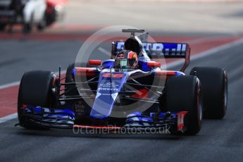 World © Octane Photographic Ltd. Formula 1 - Winter Test 2. Daniil Kvyat - Scuderia Toro Rosso STR12. Circuit de Barcelona-Catalunya. Thursday 9th March 2017. Digital Ref: 1786LB1D5000