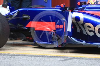 World © Octane Photographic Ltd. Formula 1 - Winter Test 2. Daniil Kvyat - Scuderia Toro Rosso STR12. Circuit de Barcelona-Catalunya. Thursday 9th March 2017. Digital Ref: 1786LB1D5037