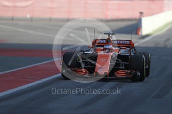 World © Octane Photographic Ltd. Formula 1 - Winter Test 2. Stoffel Vandoorne - McLaren Honda MCL32. Circuit de Barcelona-Catalunya. Thursday 9th March 2017. Digital Ref: 1786LB1D5105