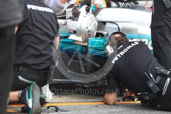 World © Octane Photographic Ltd. Formula 1 - Winter Test 2. Lewis Hamilton - Mercedes AMG Petronas F1 W08 EQ Energy+. Circuit de Barcelona-Catalunya. Thursday 9th March 2017. Digital Ref: 1786LB1D5146