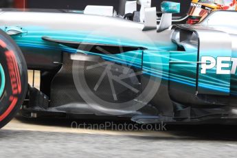 World © Octane Photographic Ltd. Formula 1 - Winter Test 2. Lewis Hamilton - Mercedes AMG Petronas F1 W08 EQ Energy+. Circuit de Barcelona-Catalunya. Thursday 9th March 2017. Digital Ref: 1786LB1D5166