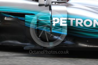 World © Octane Photographic Ltd. Formula 1 - Winter Test 2. Lewis Hamilton - Mercedes AMG Petronas F1 W08 EQ Energy+. Circuit de Barcelona-Catalunya. Thursday 9th March 2017. Digital Ref: 1786LB1D5172