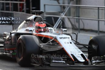 World © Octane Photographic Ltd. Formula 1 - Winter Test 2. Esteban Ocon - Sahara Force India VJM10. Circuit de Barcelona-Catalunya. Thursday 9th March 2017. Digital Ref: 1786LB1D5223