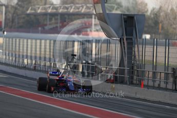 World © Octane Photographic Ltd. Formula 1 - Winter Test 2. Daniil Kvyat - Scuderia Toro Rosso STR12. Circuit de Barcelona-Catalunya. Thursday 9th March 2017. Digital Ref: 1786LB1D5469
