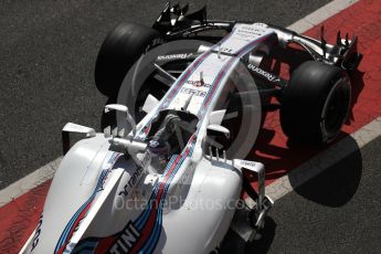 World © Octane Photographic Ltd. Formula 1 - Winter Test 2. Lance Stroll - Williams Martini Racing FW40. Circuit de Barcelona-Catalunya. Thursday 9th March 2017. Digital Ref: 1786LB1D5705