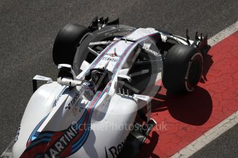 World © Octane Photographic Ltd. Formula 1 - Winter Test 2. Lance Stroll - Williams Martini Racing FW40. Circuit de Barcelona-Catalunya. Thursday 9th March 2017. Digital Ref: 1786LB1D5708